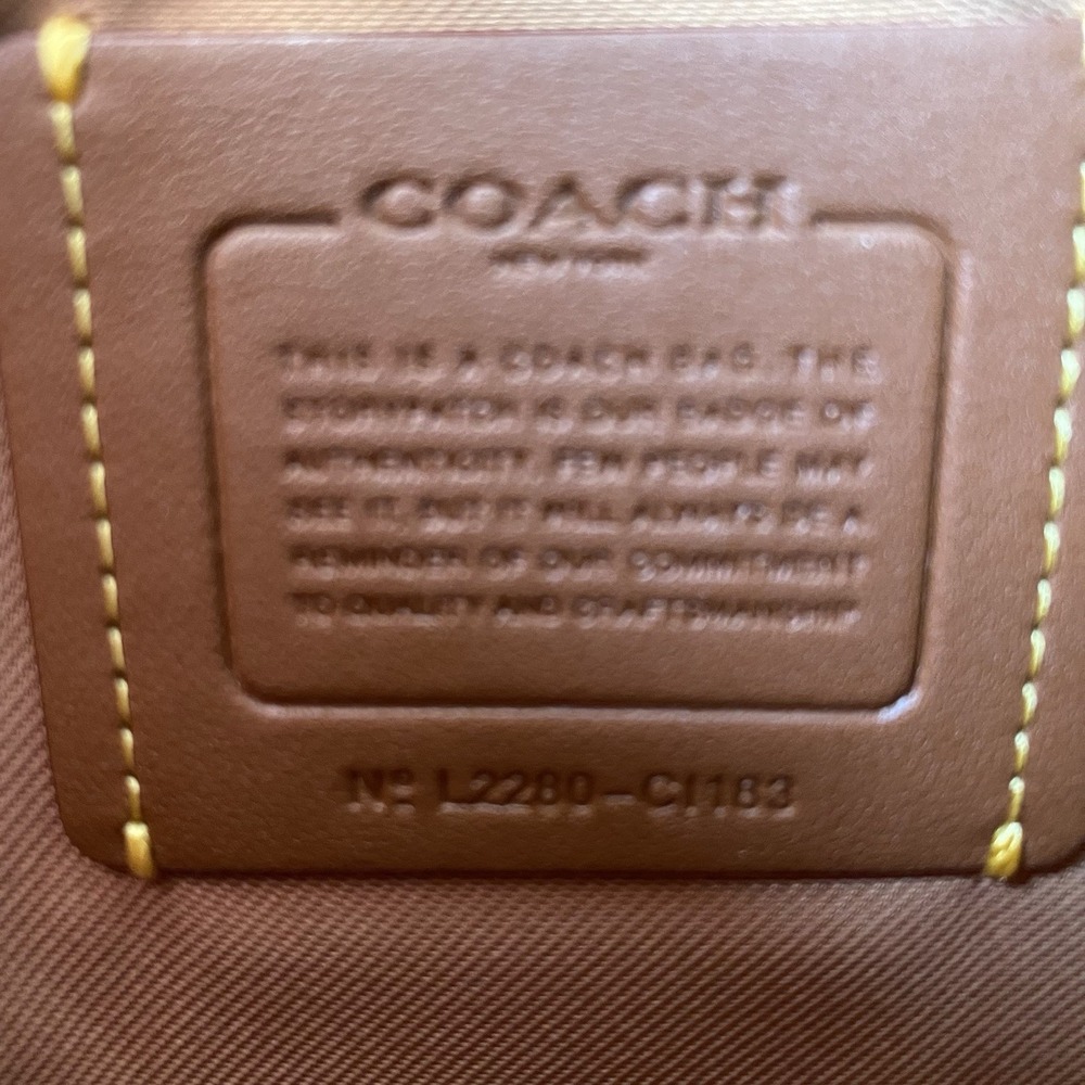 Coach Kitt Messenger Crossbody Bag Pastel Floral Ivory Multi Leather CI183 NWT - Picture 10 of 15